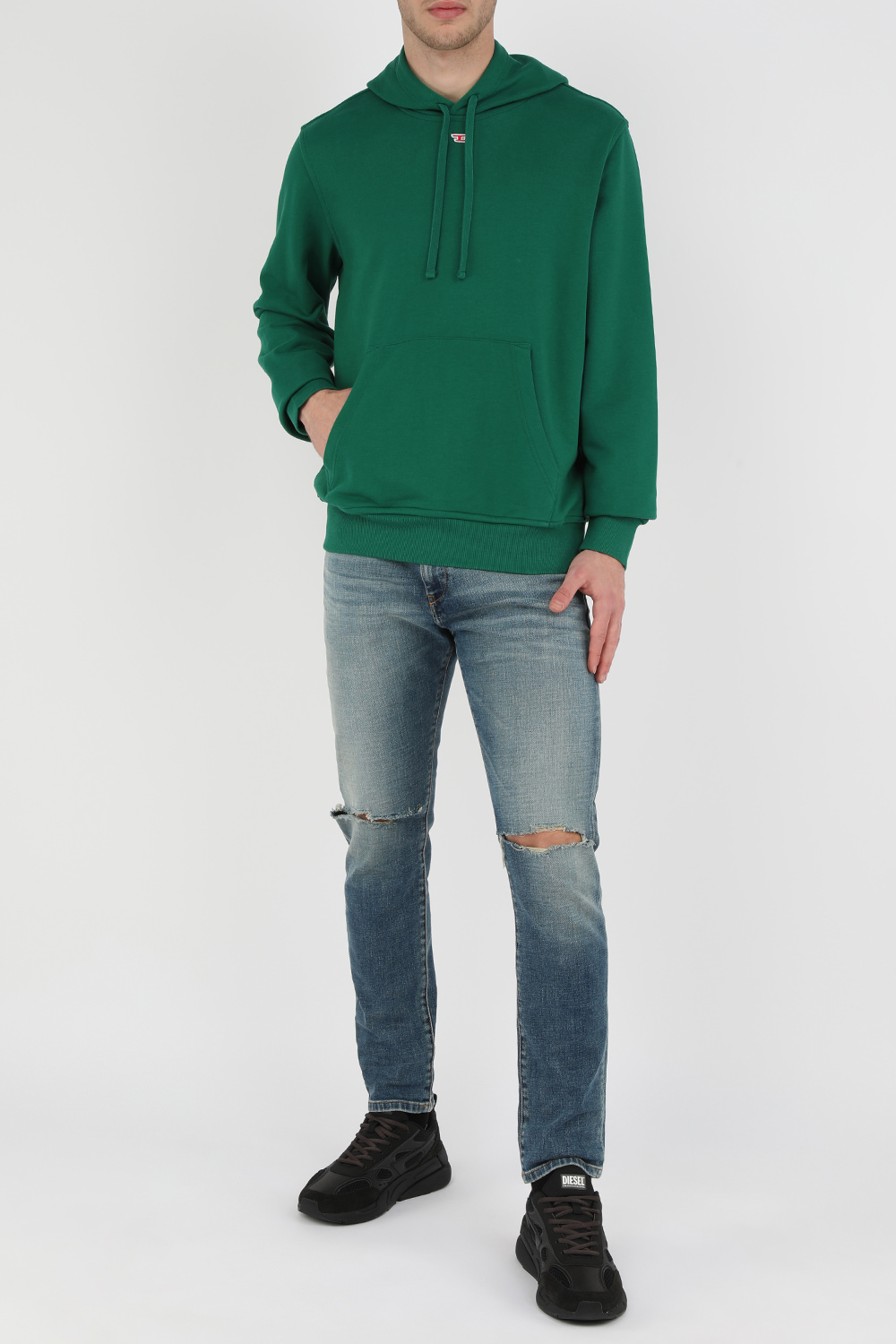 ג'ינס סלים כחול מדגם די-סטראקט 2019